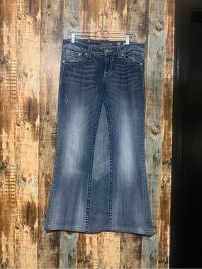 Miss Me Dark Blue Denim Maxi Skirt